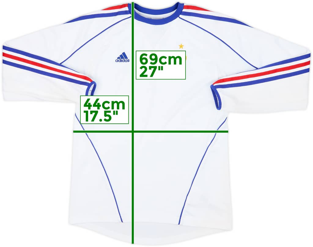 2005-06 France adidas Training L/S Shirt - 6/10 - (Women's S)