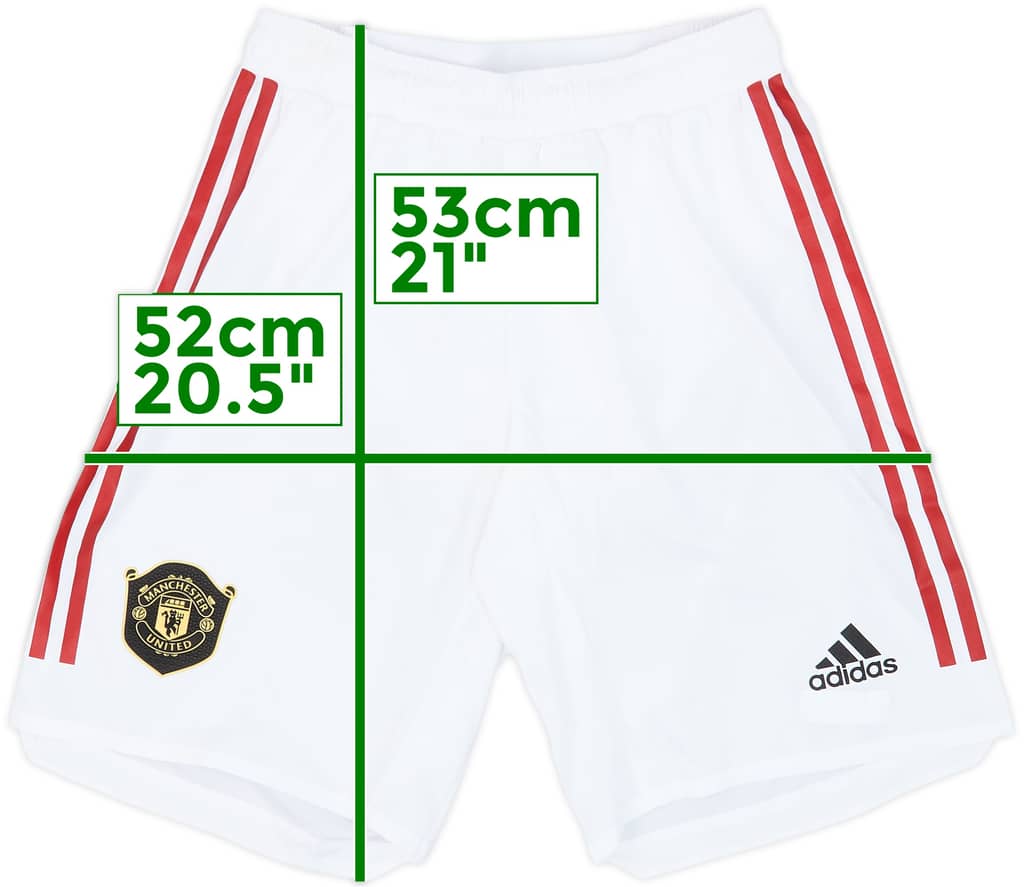 2019-20 Manchester United Home Shorts - 10/10 - (S)