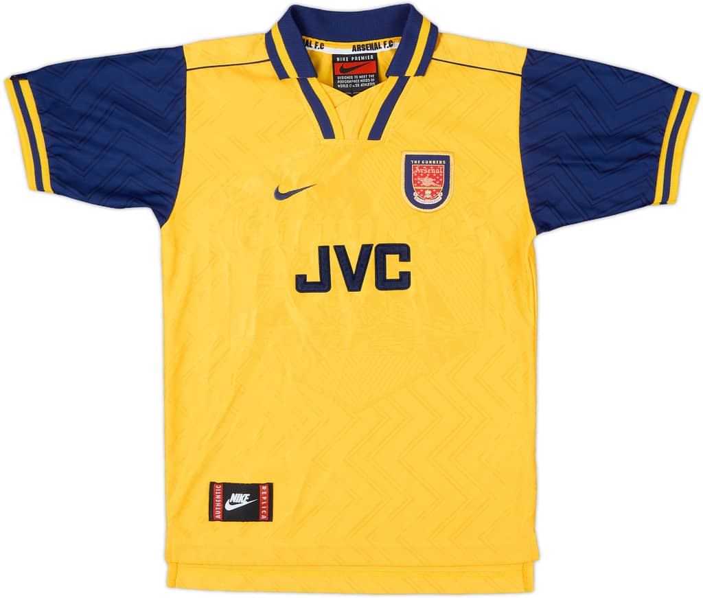 1996-97 Arsenal Away Shirt - 9/10 - (M.Boys)