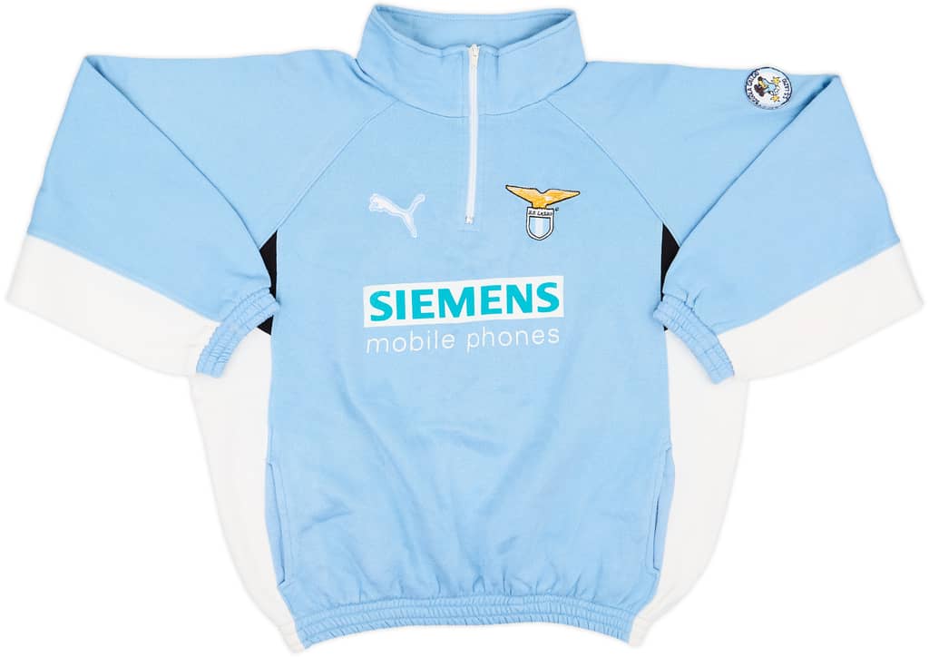 2000-01 Lazio 'Scuola Calcio' Puma 1/4 Zip Drill Top - 8/10 - (L.Boys)