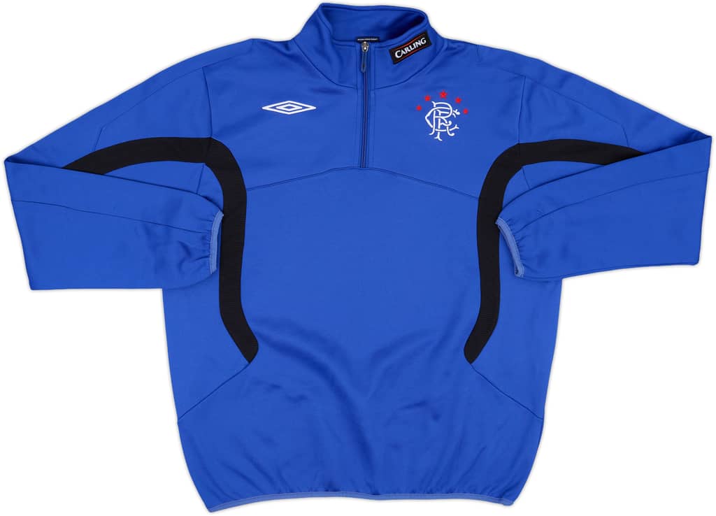 2010-11 Rangers Umbro 1/4 Zip Drill Top - 8/10 - (M)