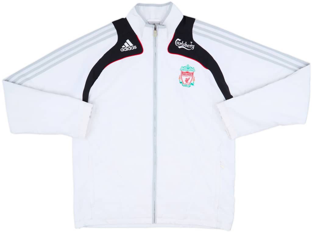 2008-09 Liverpool adidas Track Jacket - 8/10 - (L)