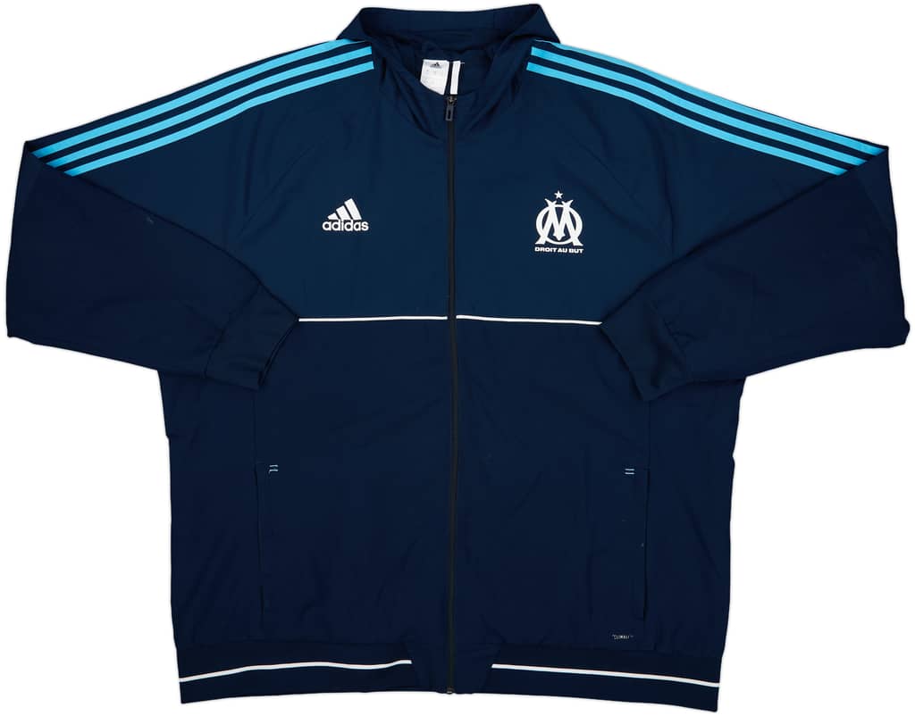 2017-18 Olympique Marseille adidas Track Jacket - 7/10 - (3XL)