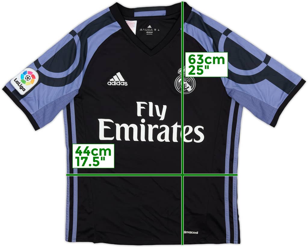 2016-17 Real Madrid Third Shirt - 7/10 - (L.Boys)