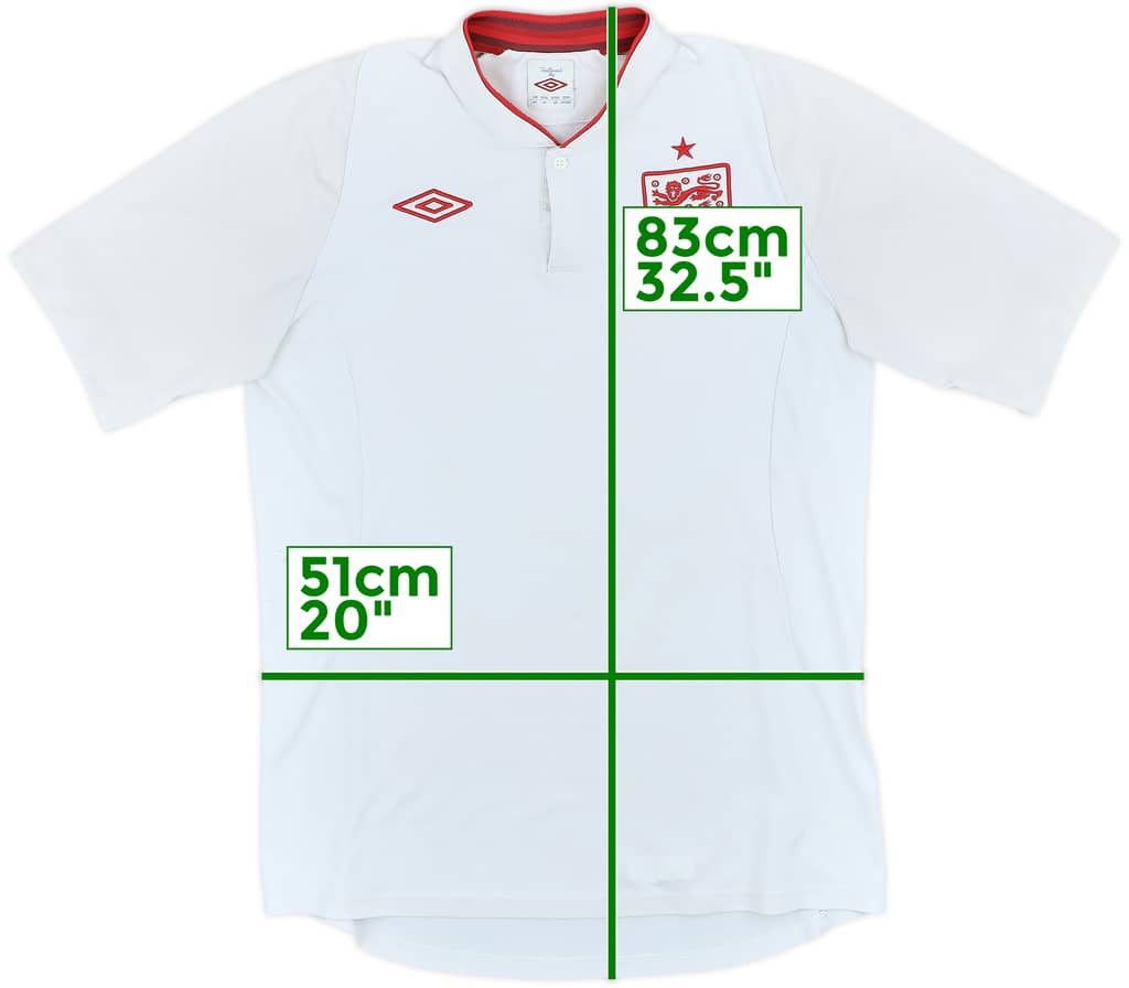 2012-13 England Home Shirt - 5/10 - (M)