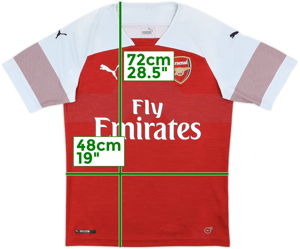 2018-19 Arsenal Home Shirt - 5/10 - (S)