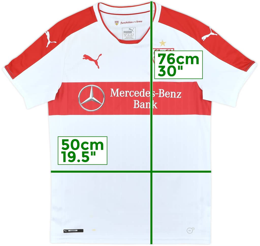 2016-17 Stuttgart Home Shirt - 7/10 - (S)