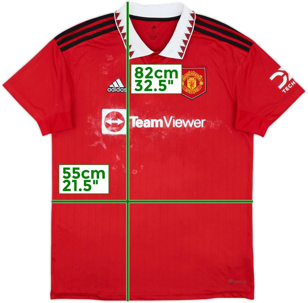 2022-23 Manchester United Home Shirt - 4/10 - (L)