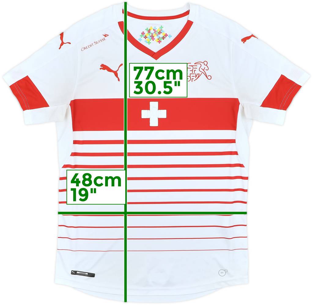2016-17 Switzerland Away Shirt - 6/10 - (S)