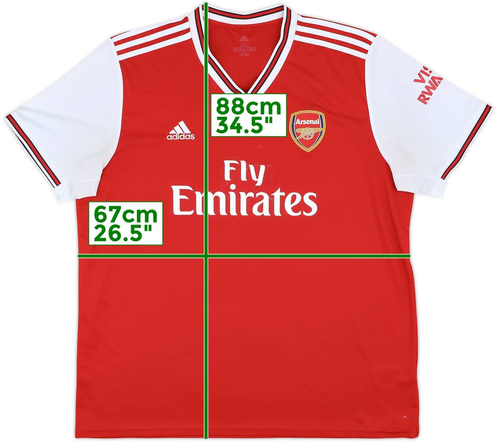 2019-20 Arsenal Home Shirt - 5/10 - (XL)