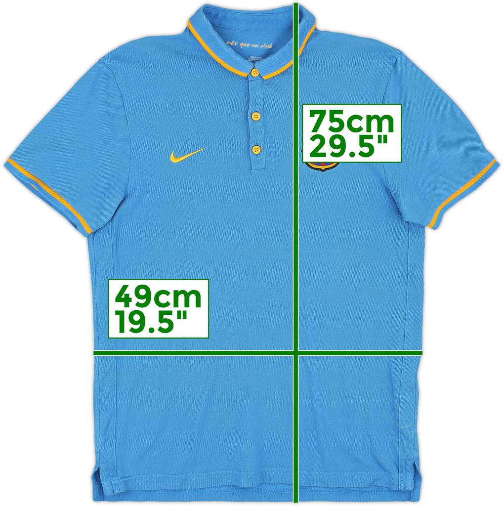 2015-16 Barcelona Nike Polo Shirt - 7/10 - (M)