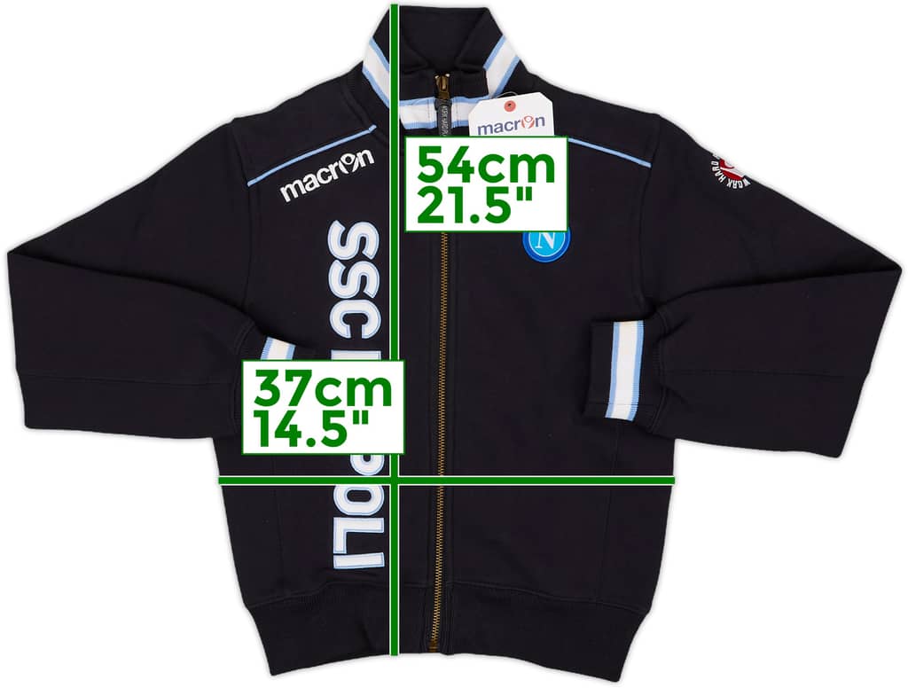 2009-10 Napoli Macron Track Jacket (S.Boys)