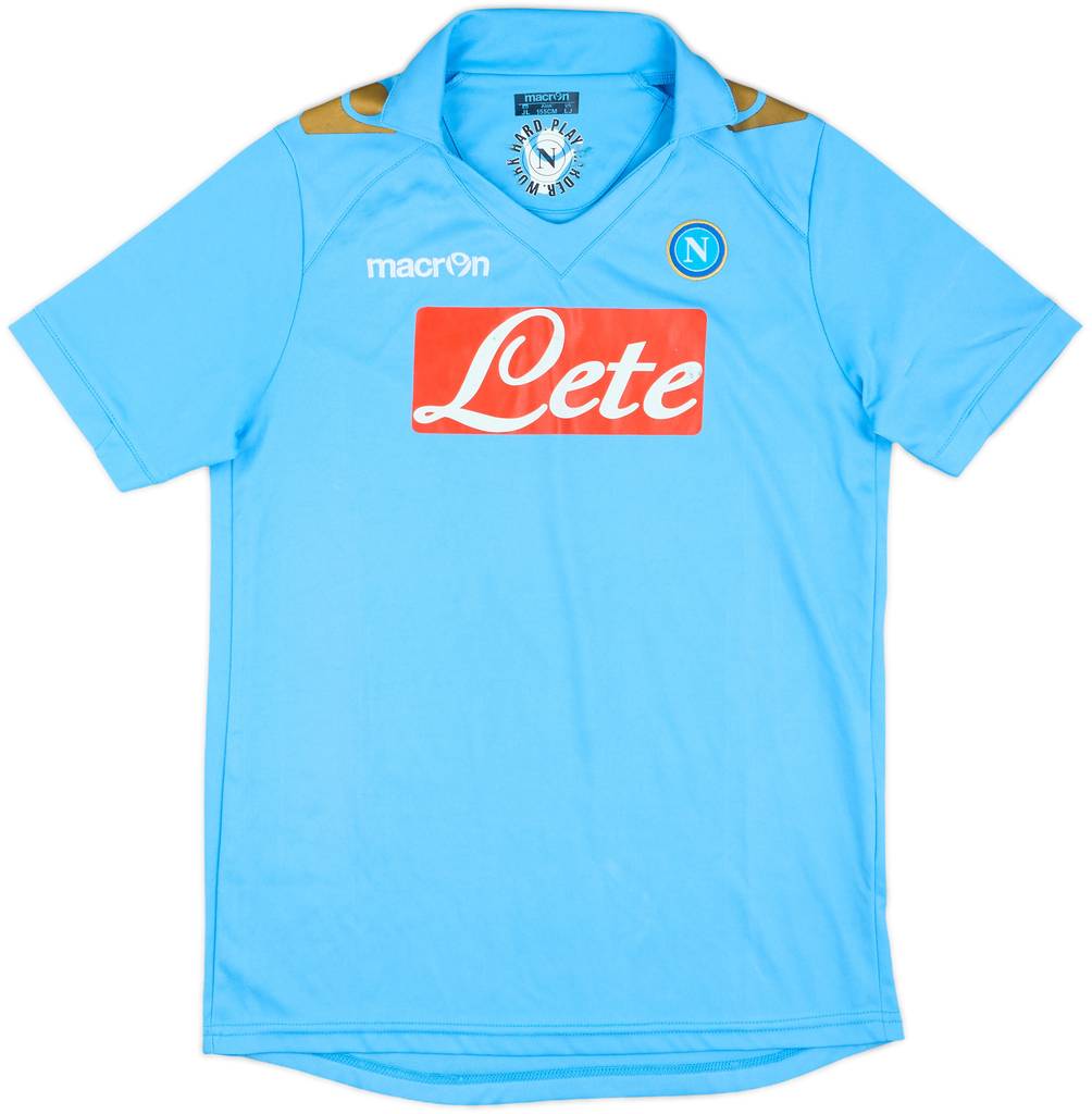 2011-12 Napoli CL Home Shirt - 6/10 - (L.Boys)