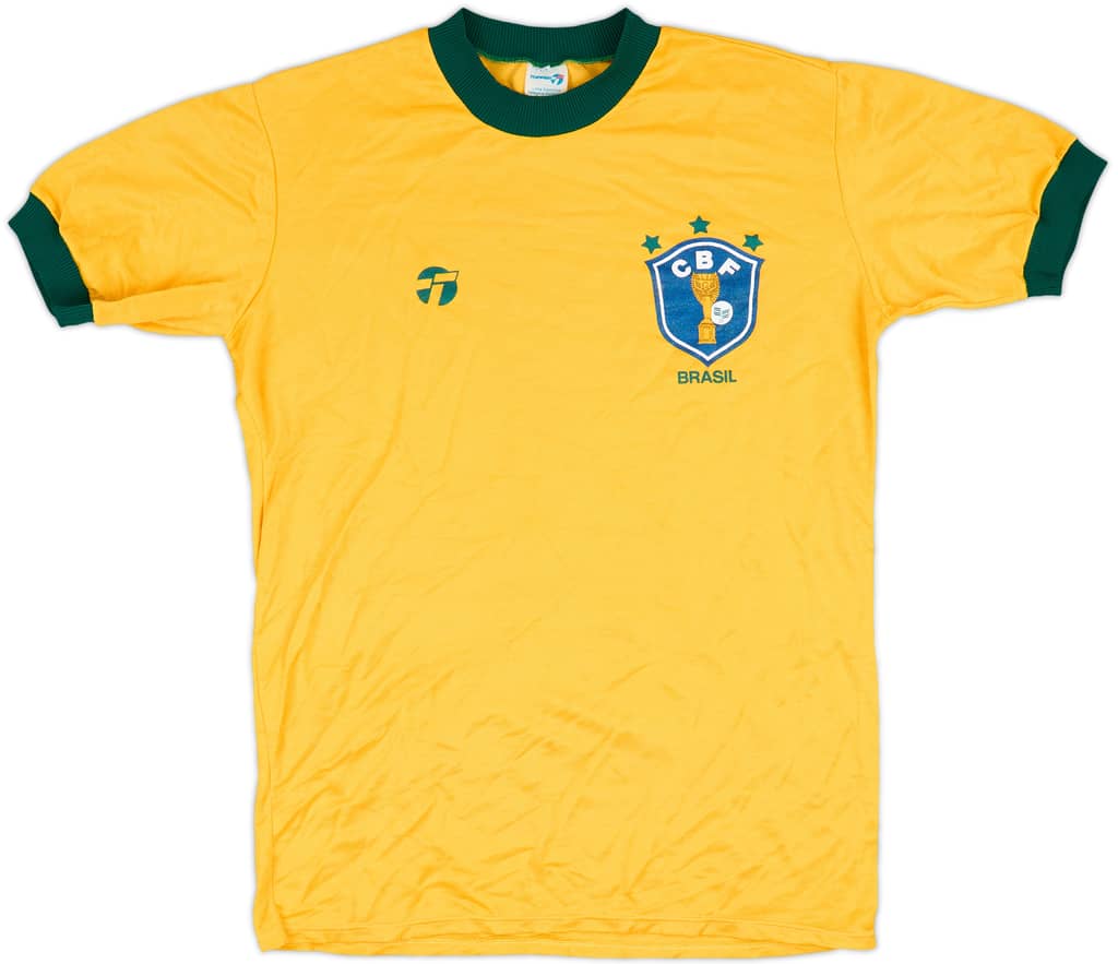 1982-85 Brazil Home Shirt - 9/10 - (M)