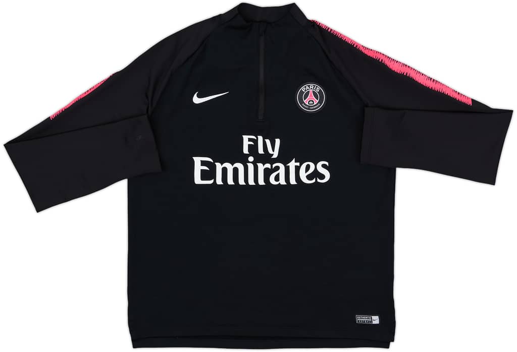 2018-19 Paris Saint-Germain Nike 1/4 Zip Drill Top - 9/10 - (XL.Boys)
