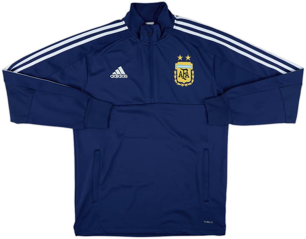 2017-18 Argentina adidas 1/4 Zip Training Top - 8/10 - (M)