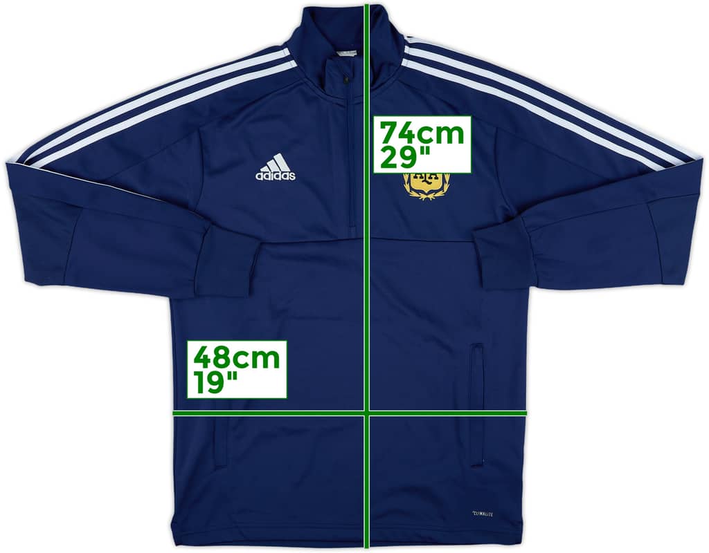 2017-18 Argentina adidas 1/4 Zip Training Top - 8/10 - (M)