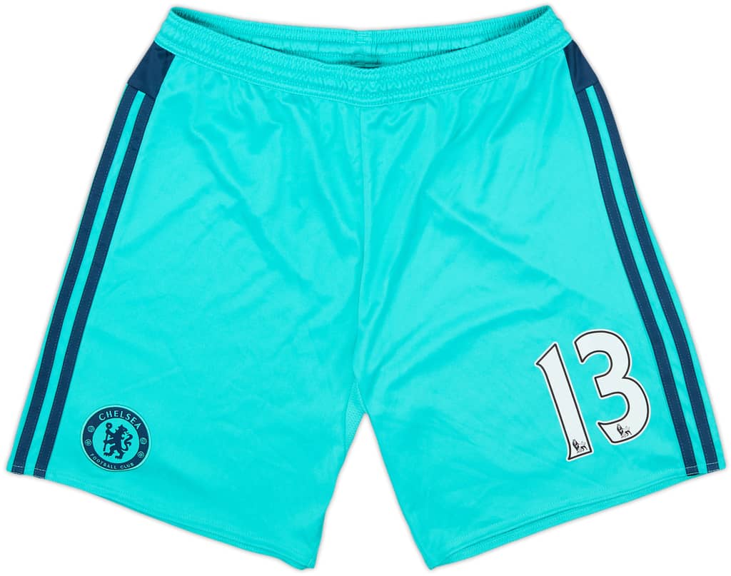 2015-16 Chelsea GK Shorts #13 (Courtois) - 8/10 - (S)