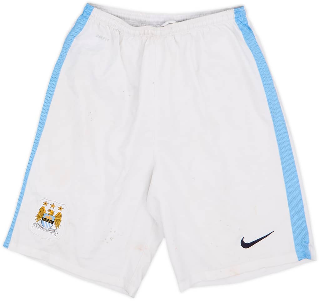 2015-16 Manchester City Home Shorts - 4/10 - (XL.Boys)