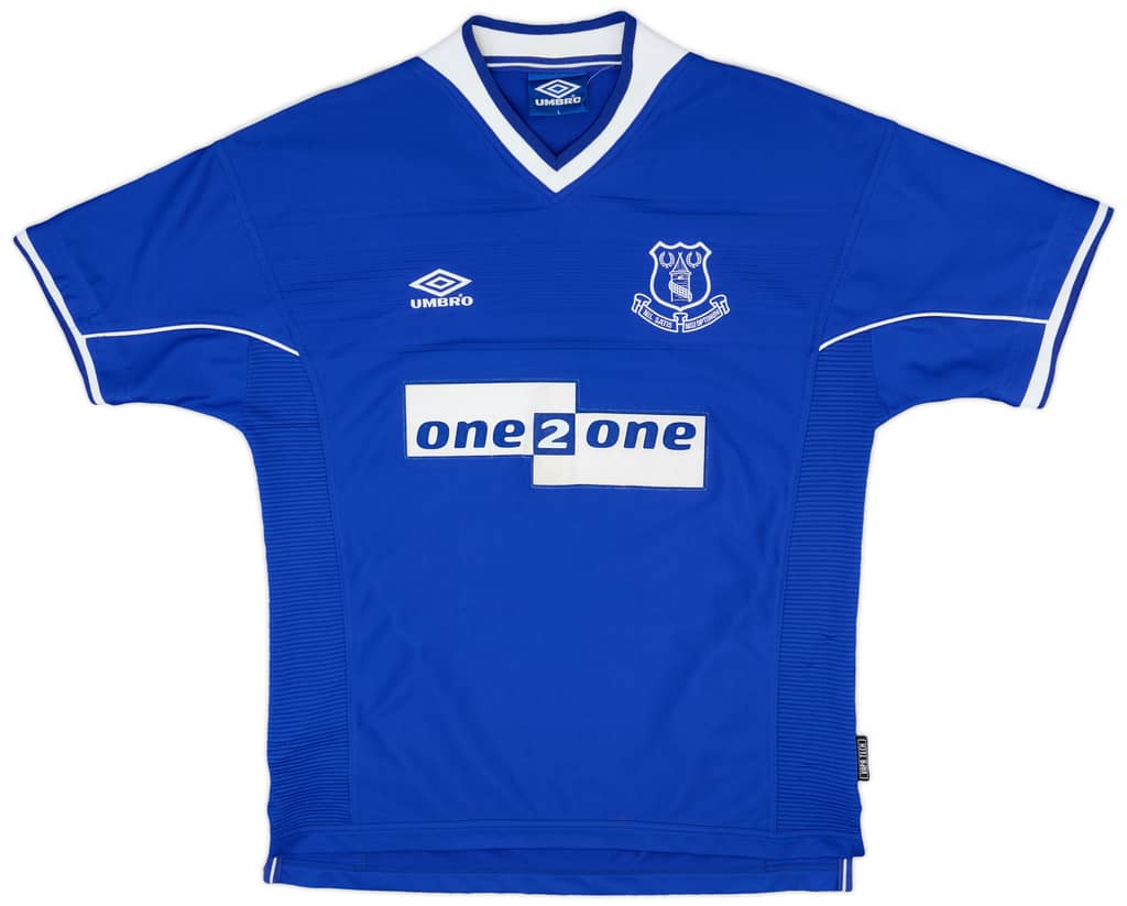 1999-00 Everton Home Shirt Moore #23 - 9/10 - (L)