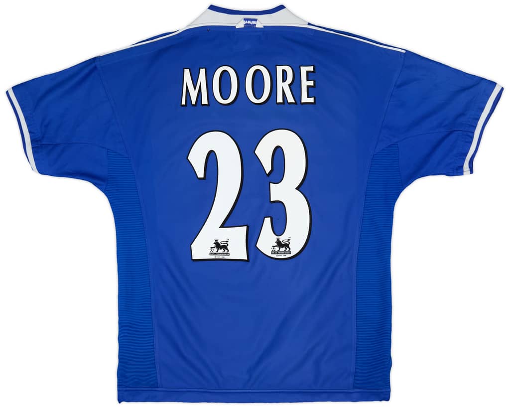 1999-00 Everton Home Shirt Moore #23 - 8/10 - (L)