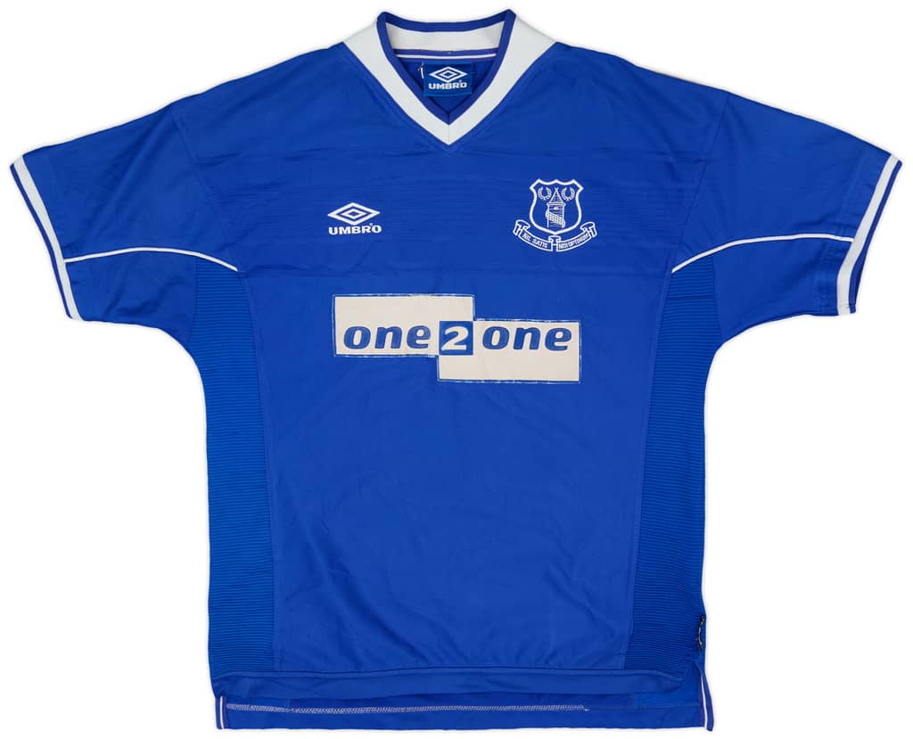 1999-00 Everton Home Shirt Moore #23 - 8/10 - (L)