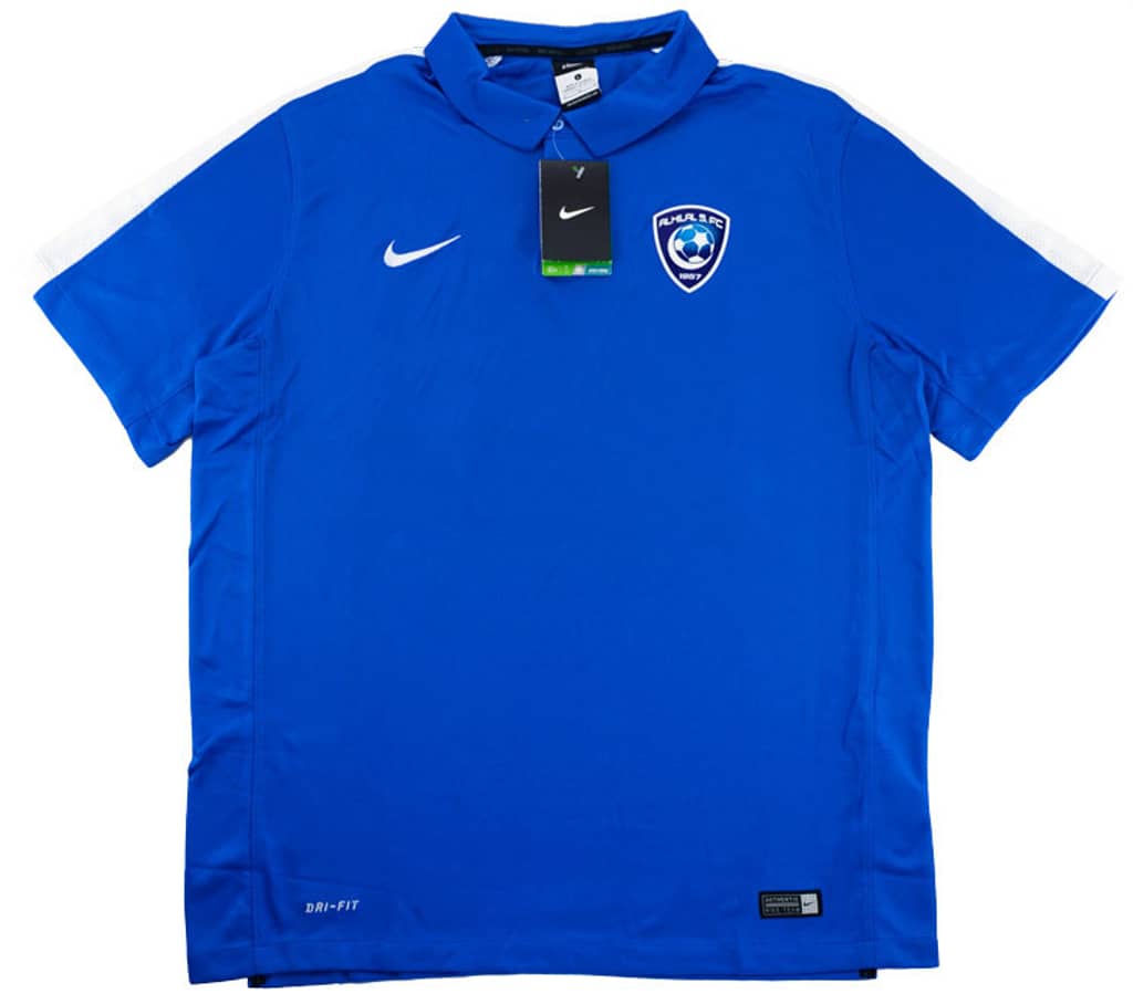 2014-15 Al-Hilal Riyadh Nike Core Polo T-Shirt - NEW