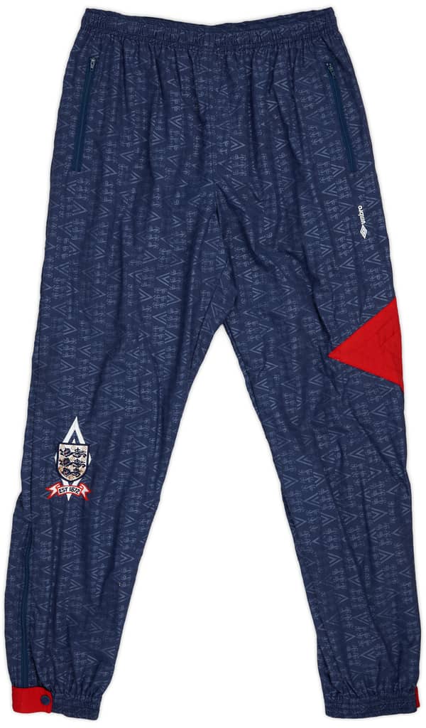 1990-92 England Umbro Tracksuit Bottoms - 7/10 - (L)