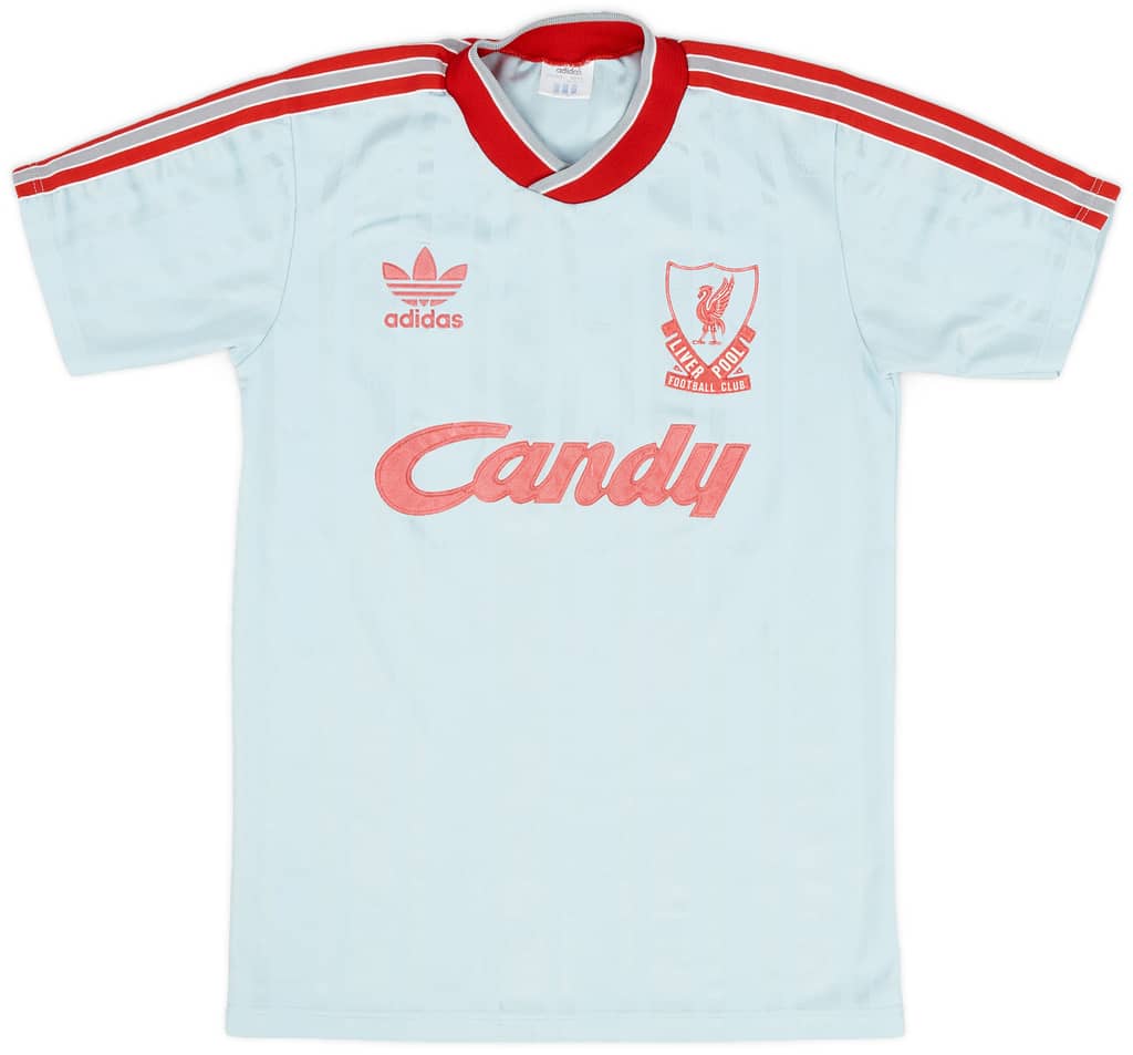 1988-89 Liverpool Away Shirt - 8/10 - (Y)