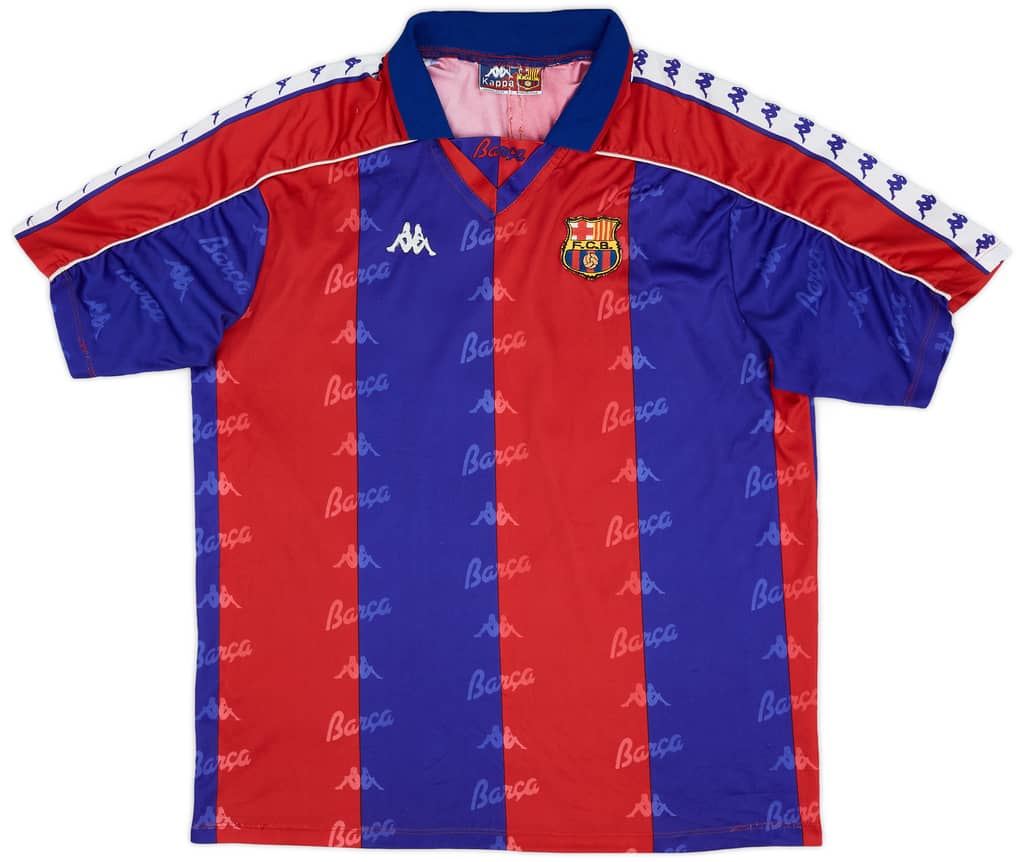 1992-95 Barcelona Home Shirt - 8/10 - (XL)