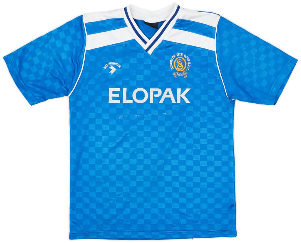 1989-90 Queen Of The South Home Shirt - 7/10 - (M)