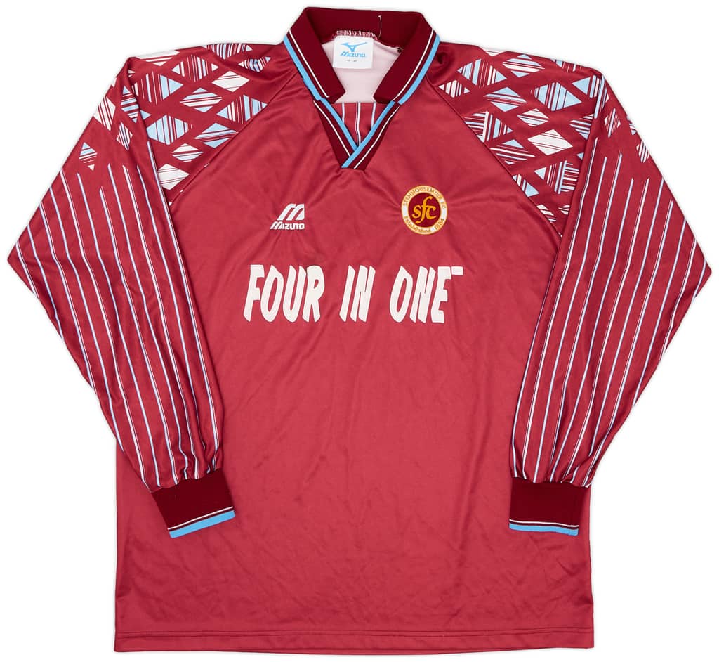 1996-98 Stenhousemuir Home L/S Shirt - 9/10 - (XL)