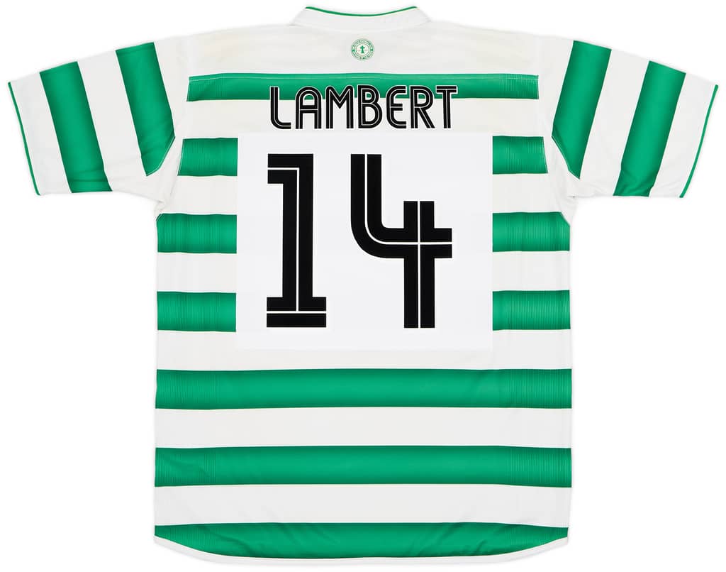 2003-04 Celtic Home Shirt Lambert #14  - 7/10 - (L)