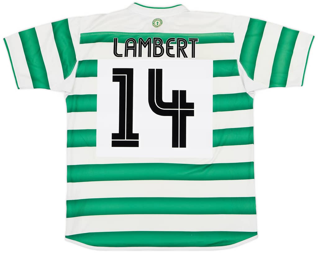 2003-04 Celtic Home Shirt Lambert #14  - 7/10 - (L)