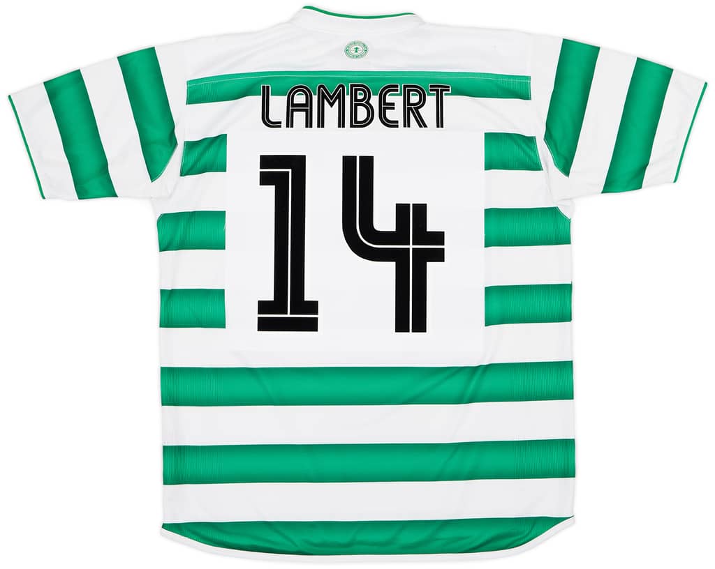 2003-04 Celtic Home Shirt Lambert #14  - 8/10 - (L)