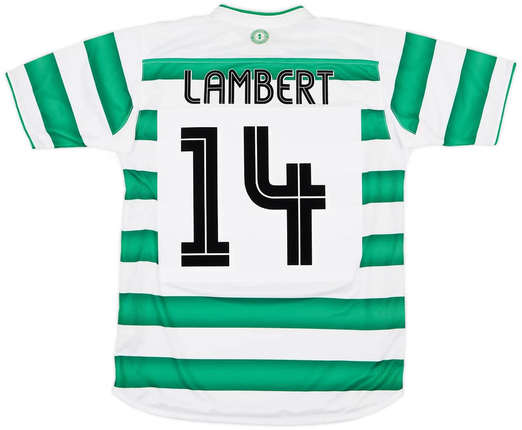 2003-04 Celtic Home Shirt Lambert #14  - 8/10 - (S)