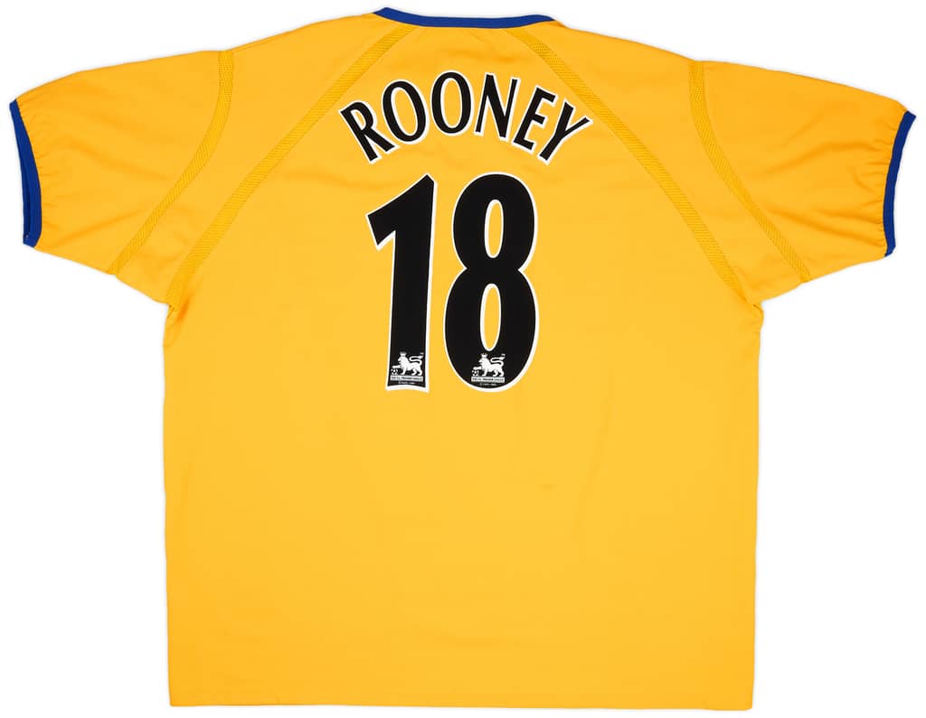 2003-04 Everton Away Shirt Rooney #18 - 8/10 - (XXL)
