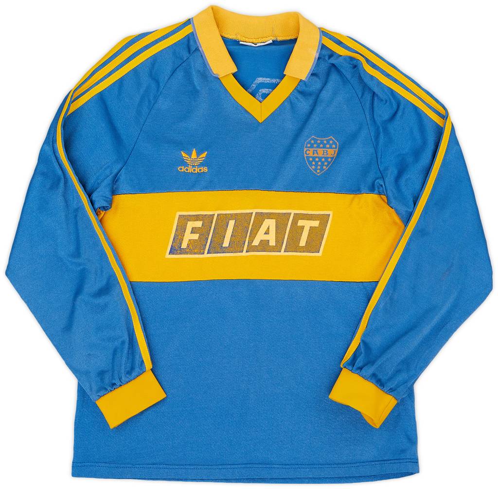 1991-92 Boca Juniors Home L/S Shirt - 5/10 - (S)