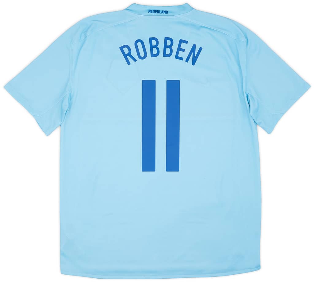 2008-10 Netherlands Away Shirt Robben #11 - 8/10 - (S)