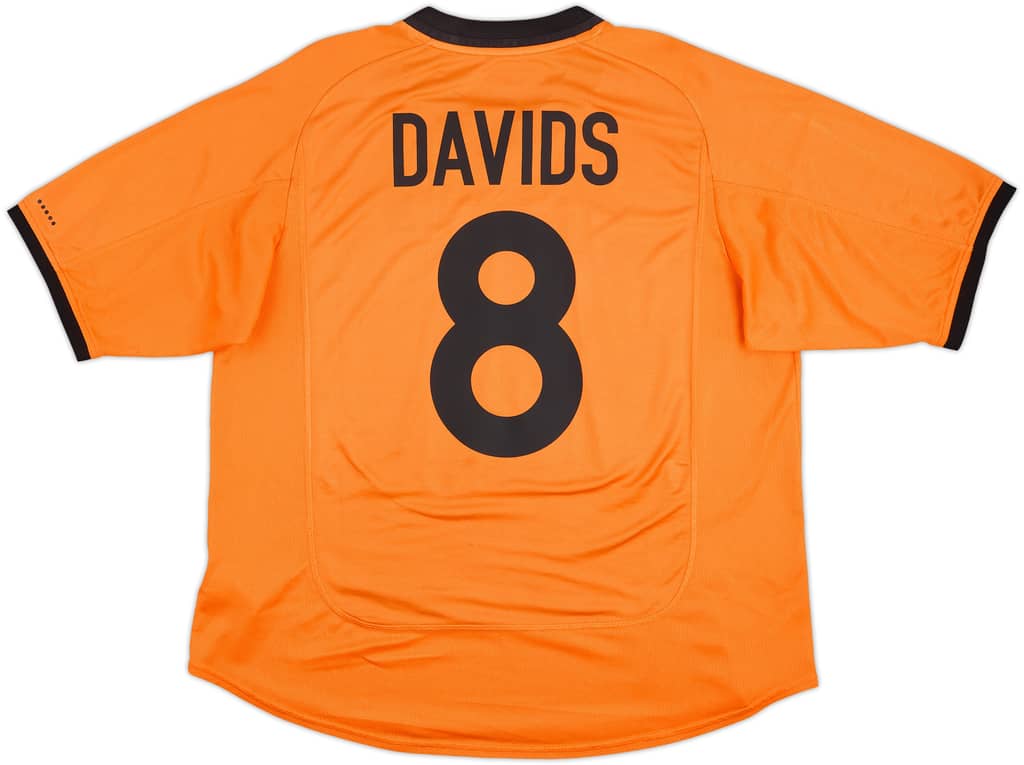 2000-02 Netherlands Home Shirt Davids #8 - 8/10 - (S)