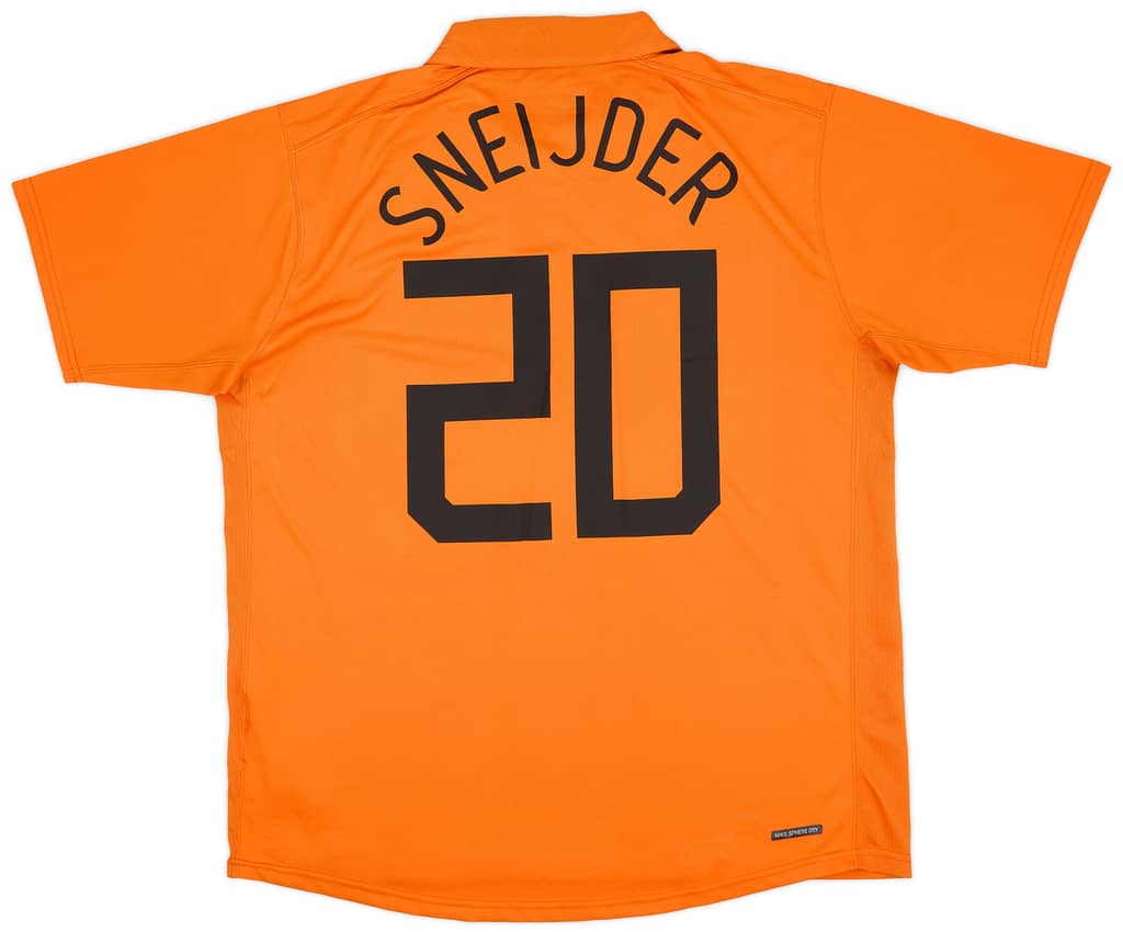 2006-08 Netherlands Home Shirt Sneijder #20 - 6/10 - (S)