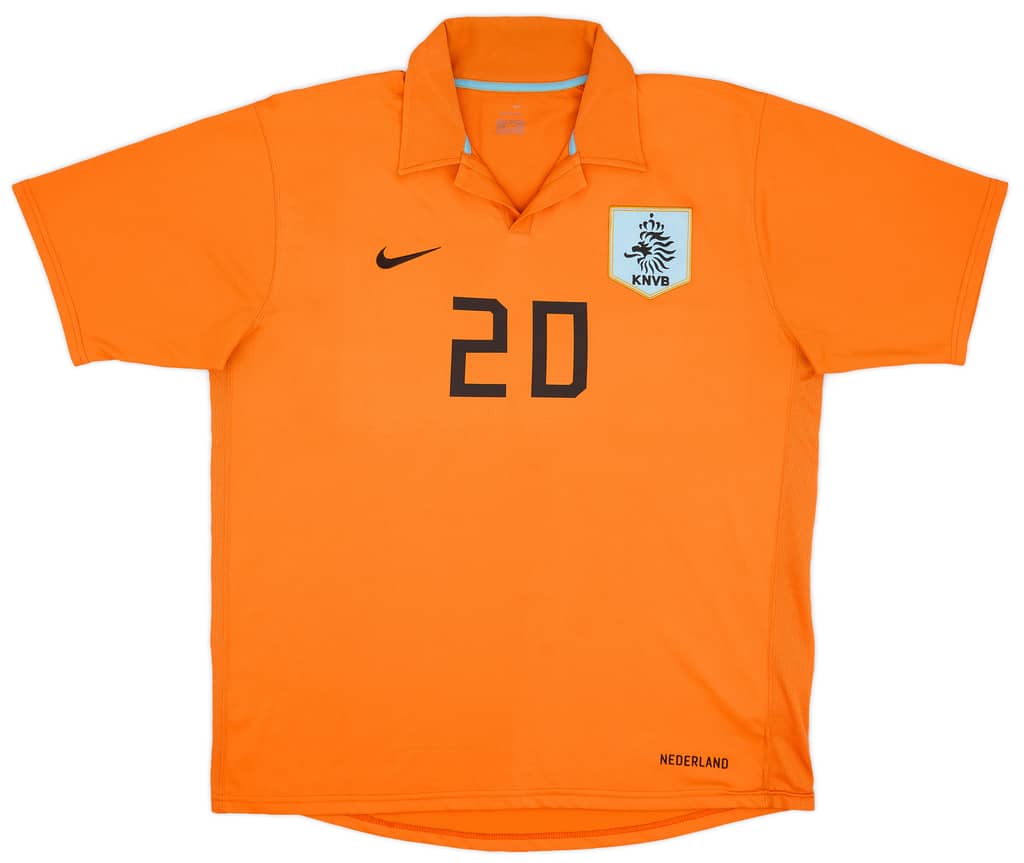 2006-08 Netherlands Home Shirt Sneijder #20