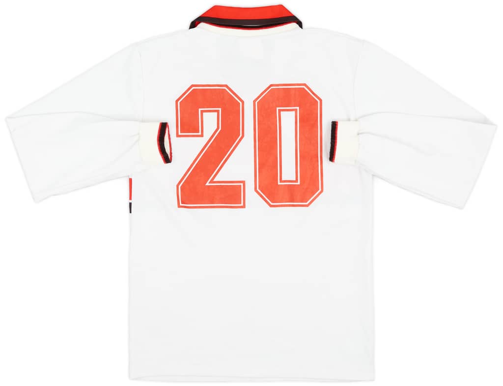 1992-93 AC Milan Away L/S Shirt #20 - 8/10 - (XS)