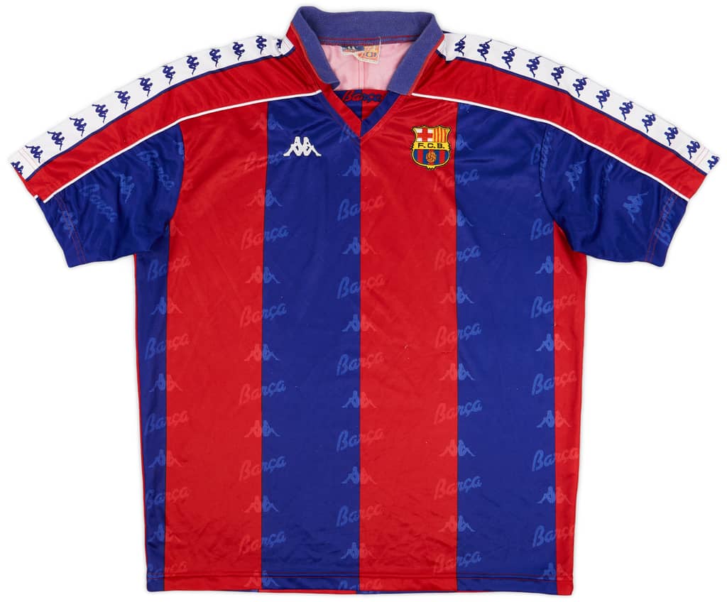 1992-95 Barcelona Home Shirt - 8/10 - (XL)