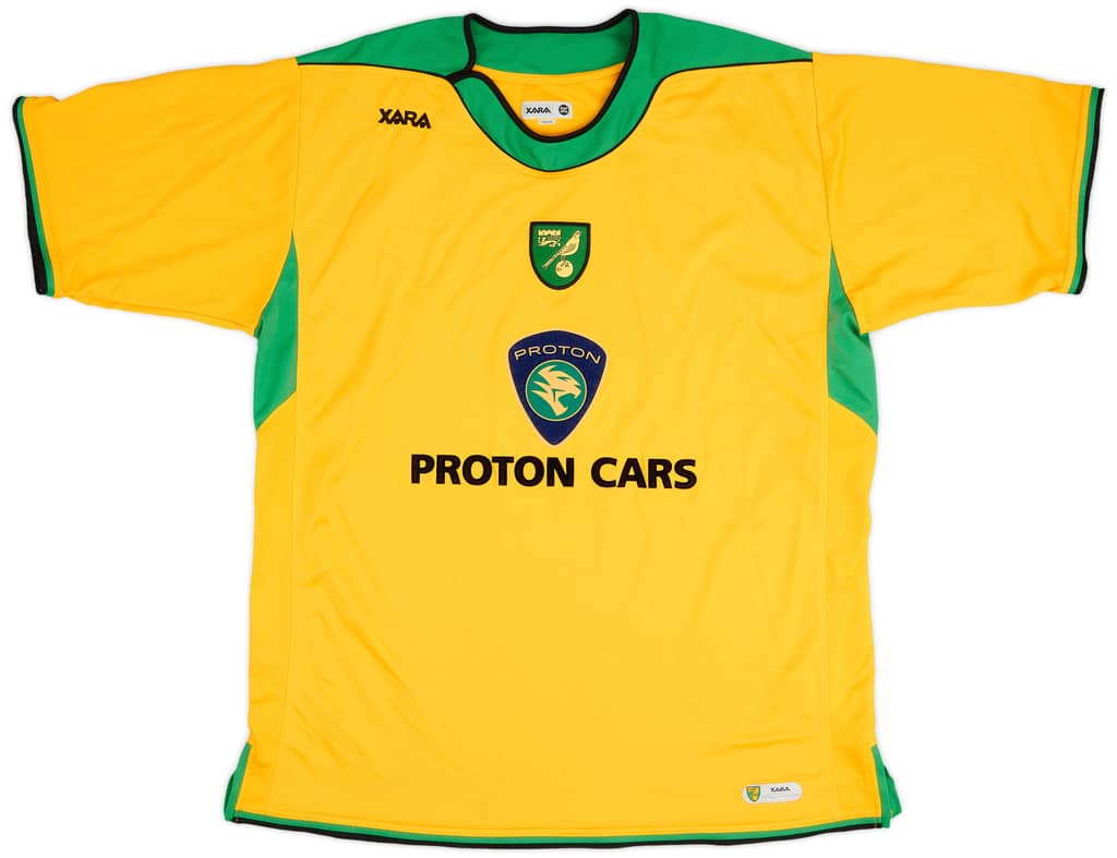 2005-06 Norwich Home Shirt - 8/10 - (XL)