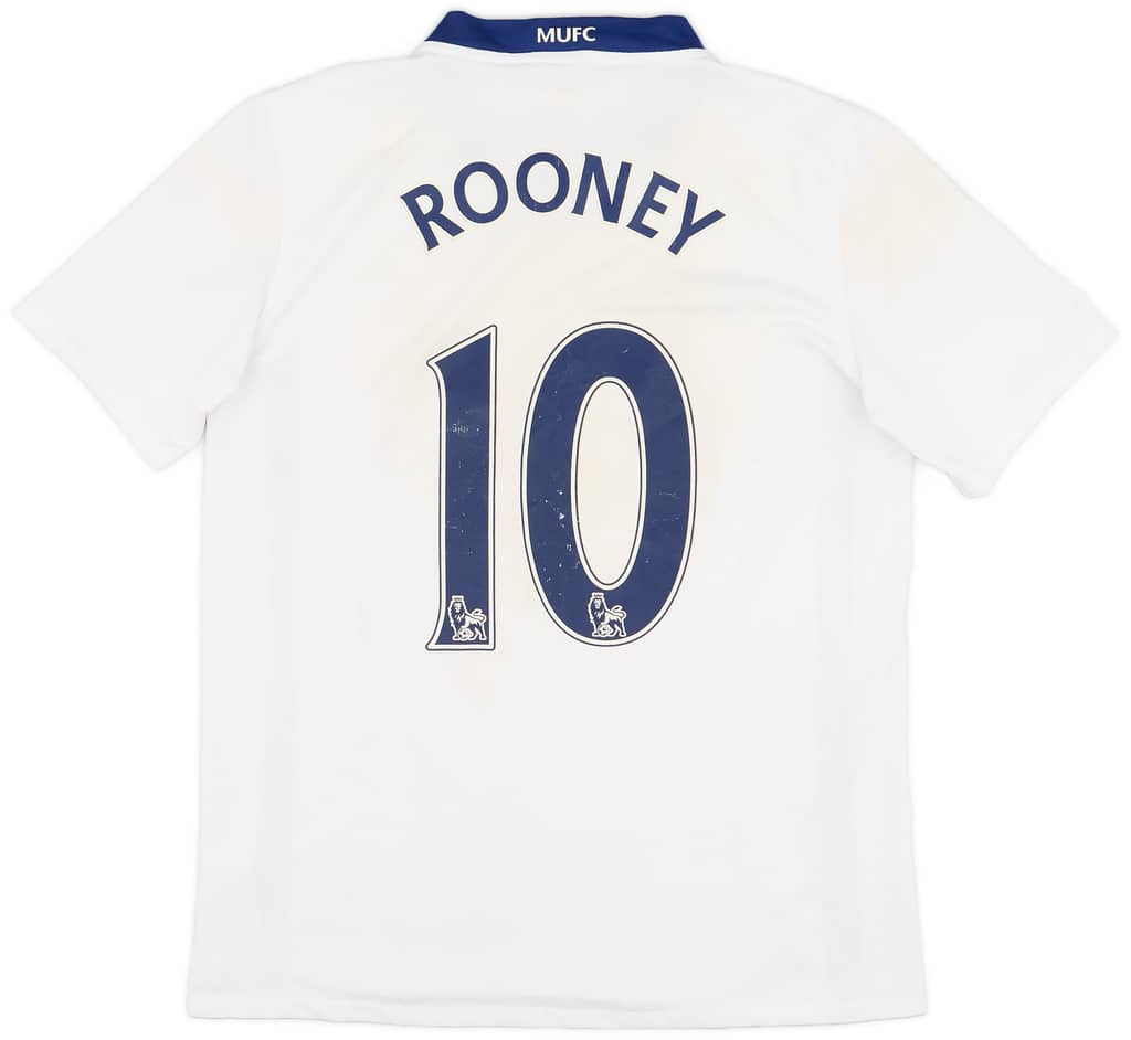 2008-10 Manchester United Away Shirt Rooney #10 - 5/10 - (S)