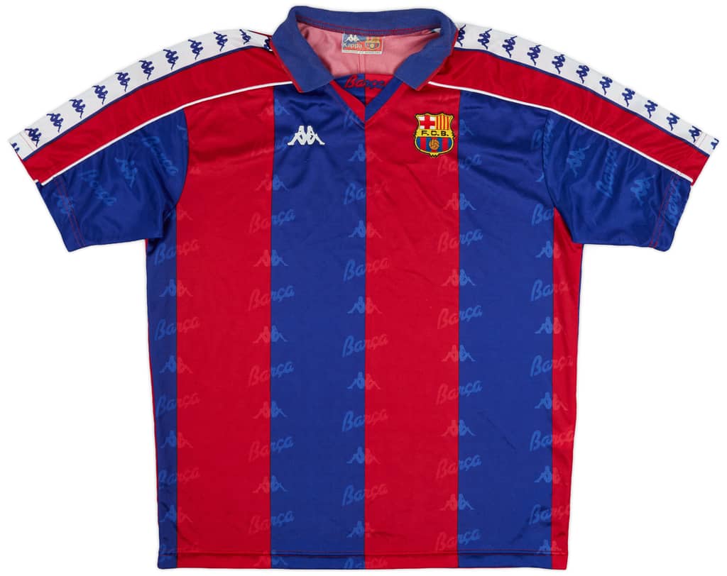 1992-95 Barcelona Home Shirt - 9/10 - (XL)