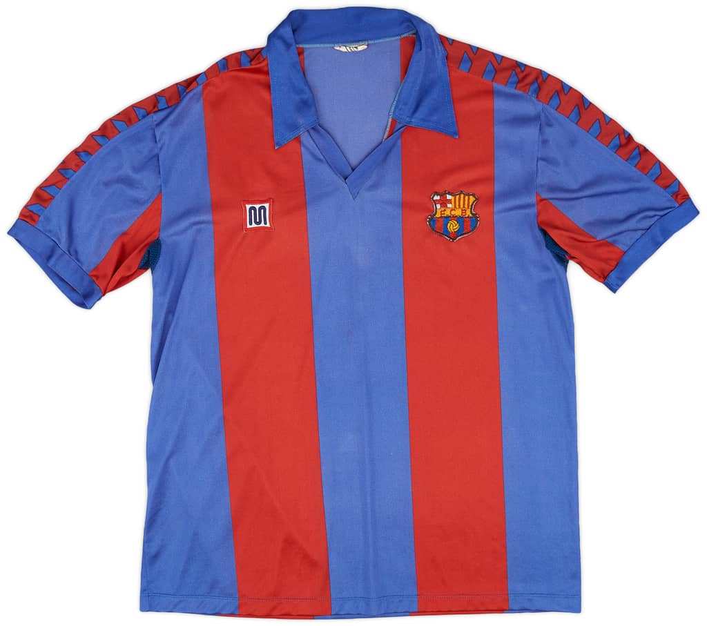1984-89 Barcelona Home Shirt - 8/10 - (L)