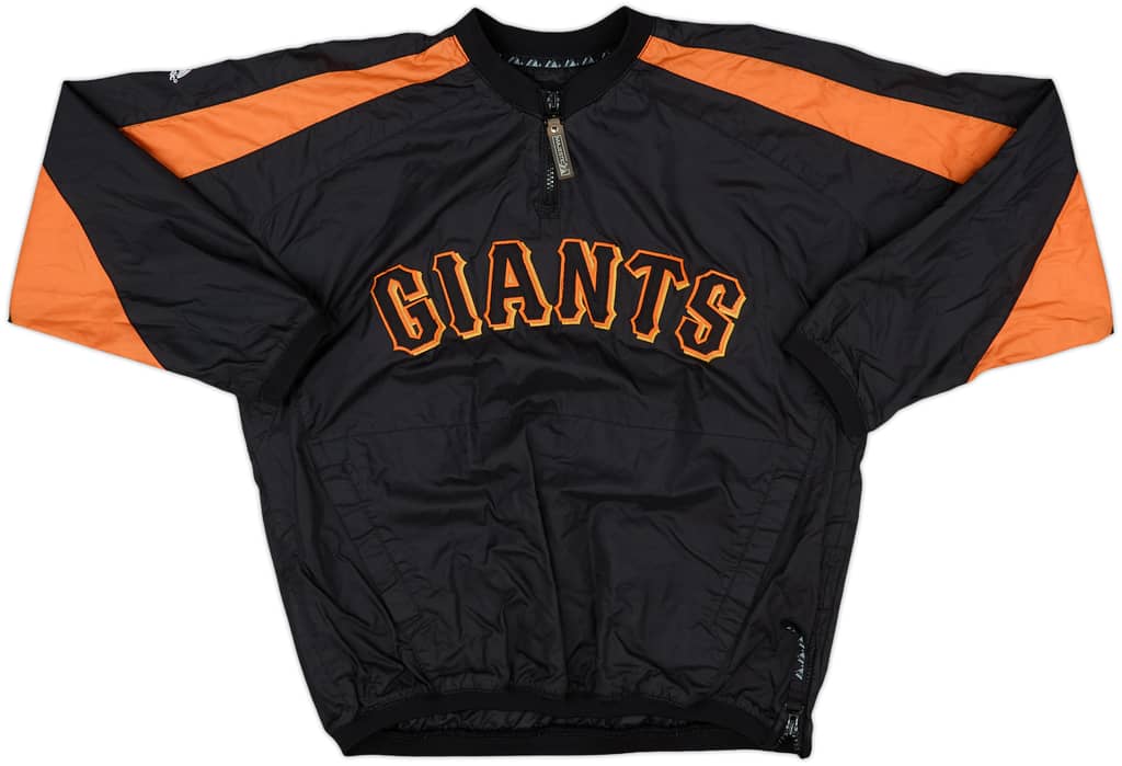 2000s San Francisco Giants Majestic 1/4 Zip Rain Jacket - 8/10 - (M.Boys)