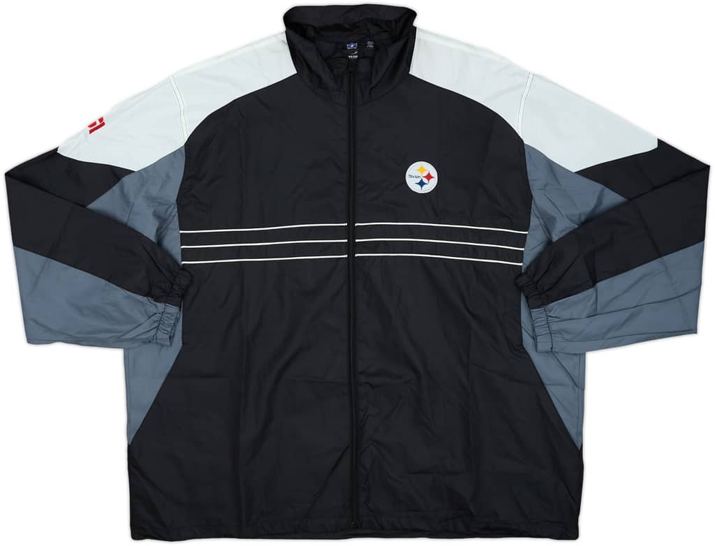 2008 Pittsburgh Steelers Reebok Rain Jacket - 9/10 - (XXL)